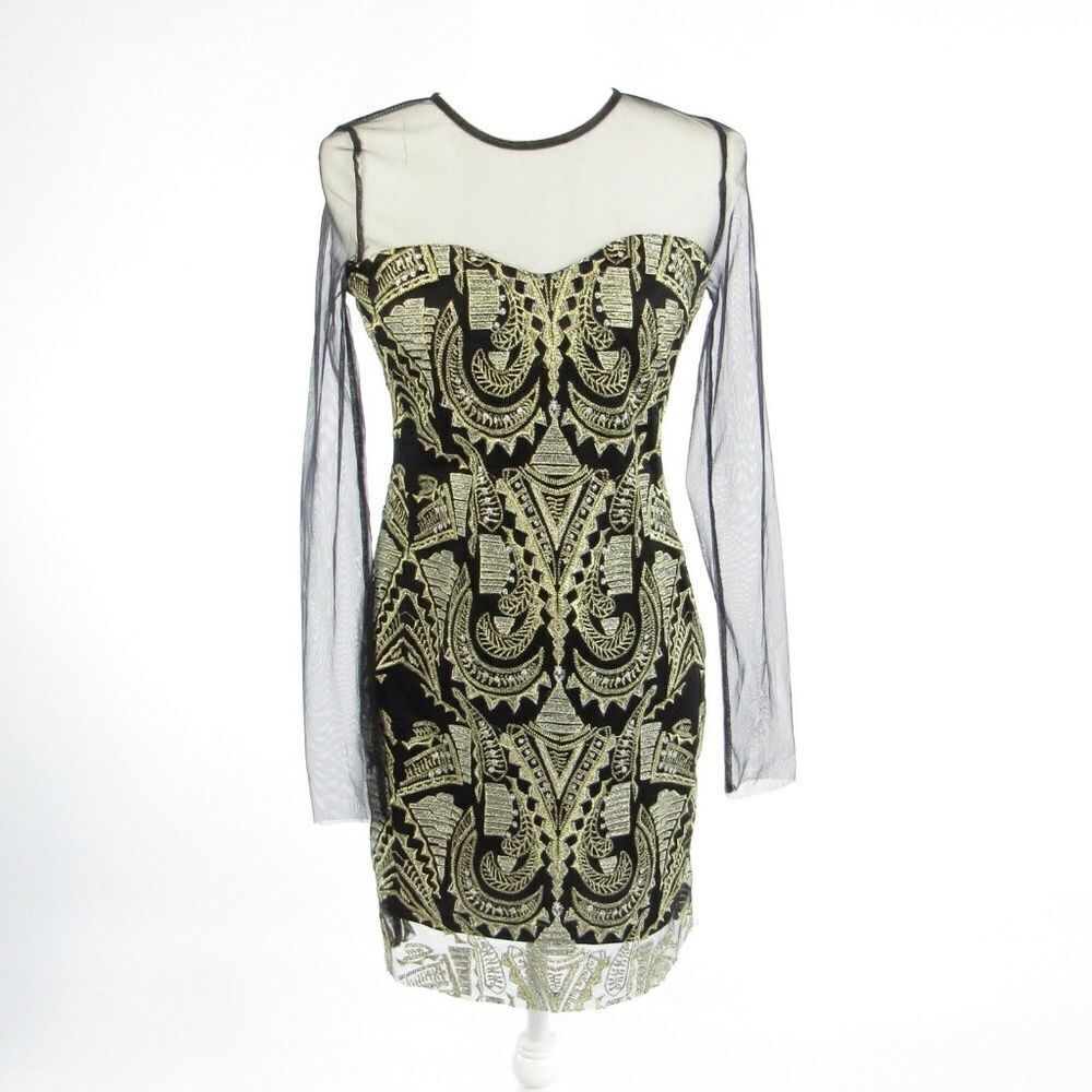 Latiste By Amy black sheath dress M
